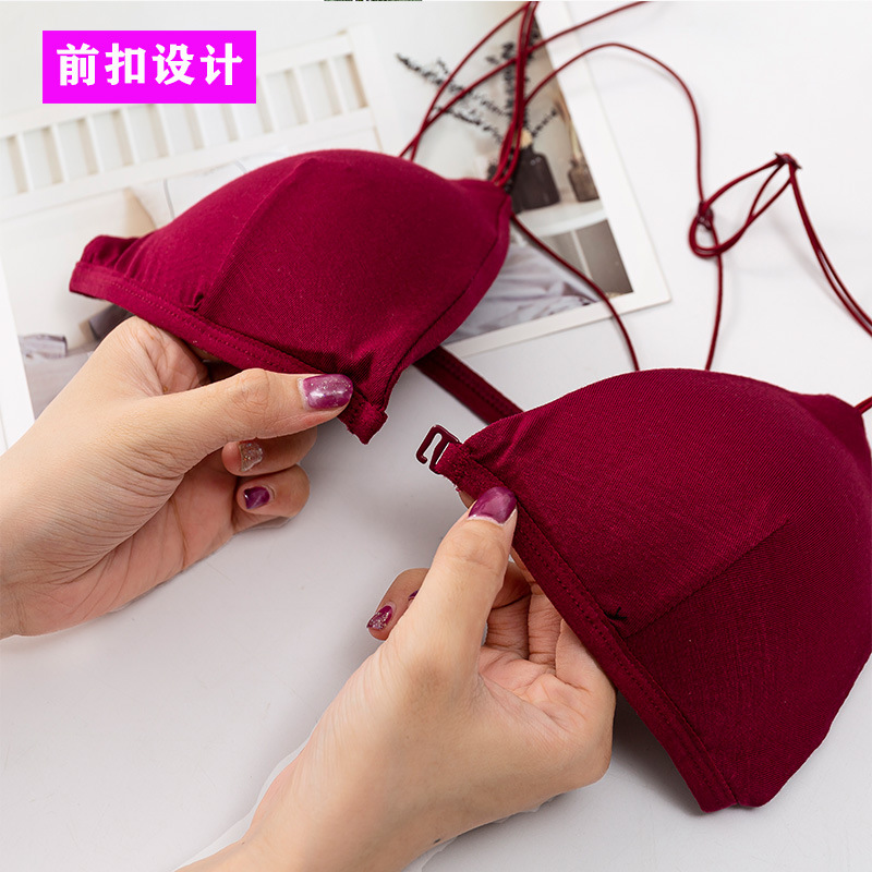 3D Sexy Lingerie Sport Bra Top - огляд і ціна Bralette Triangle Set